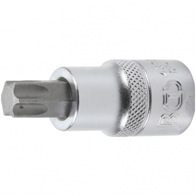 Antgalis įpresuotas į galvutę 12,5mm (1/2") T-Star (Torx) T55 Antgalis įpresuotas į galvutę 12,5mm (1/2") T-Star (Torx) T55