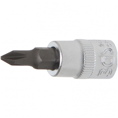 Antgalis įpresuotas į galvutę (1/4") kryžminis PH1 Antgalis įpresuotas į galvutę (1/4") kryžminis PH1