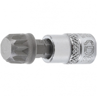 Antgalis įpresuotas į galvutę (1/4") Spline (XZN) M12 Antgalis įpresuotas į galvutę (1/4") Spline (XZN) M12