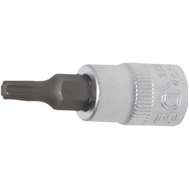 Antgalis įpresuotas į galvutę (1/4") T-Star (Torx) T20 Antgalis įpresuotas į galvutę (1/4") T-Star (Torx) T20