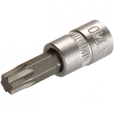 Antgalis įpresuotas į galvutę (1/4") T-Star (Torx) T40 Antgalis įpresuotas į galvutę (1/4") T-Star (Torx) T40