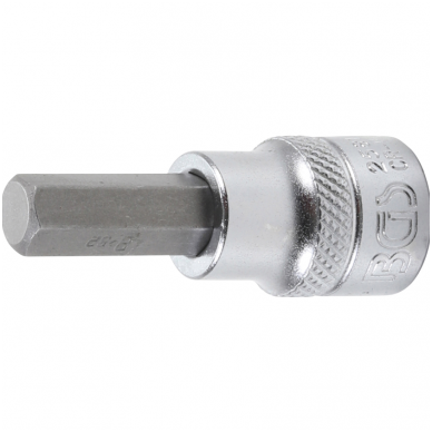 Antgalis įpresuotas į galvutę (3/8") hex šešiakampis 8mm. Antgalis įpresuotas į galvutę (3/8") hex šešiakampis 8mm.