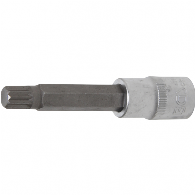 Antgalis įpresuotas į galvutę ilgis 100mm.12,5mm (1/2") Spline (XZN) M12 Antgalis įpresuotas į galvutę ilgis 100mm.12,5mm (1/2") Spline (XZN) M12