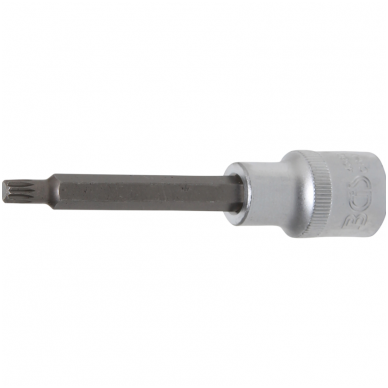 Antgalis įpresuotas į galvutę ilgis 100mm.12,5mm (1/2") Spline (XZN) M6 Antgalis įpresuotas į galvutę ilgis 100mm.12,5mm (1/2") Spline (XZN) M6