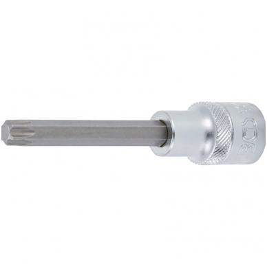 Antgalis įpresuotas į galvutę ilgis 100mm.12,5mm (1/2") T-star (Torx) T50 Antgalis įpresuotas į galvutę ilgis 100mm.12,5mm (1/2") T-star (Torx) T50