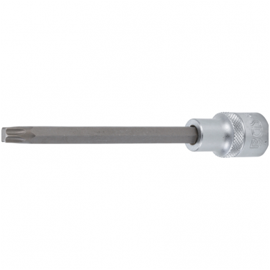Antgalis įpresuotas į galvutę ilgis 140mm. 12,5mm (1/2") T-Star (Torx) T45 Antgalis įpresuotas į galvutę ilgis 140mm. 12,5mm (1/2") T-Star (Torx) T45