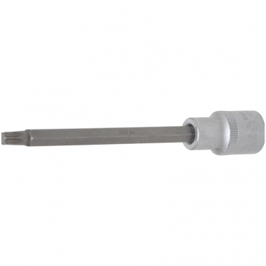 Antgalis įpresuotas į galvutę ilgis 140mm.12,5mm (1/2") T-Star (Torx) T40 Antgalis įpresuotas į galvutę ilgis 140mm.12,5mm (1/2") T-Star (Torx) T40