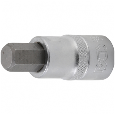 Antgalis įpresuotas į galvutę ilgis 55mm. (1/2") hex šešiakampis 15/32" Antgalis įpresuotas į galvutę ilgis 55mm. (1/2") hex šešiakampis 15/32"