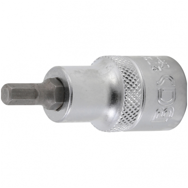 Antgalis įpresuotas į galvutę ilgis 55mm. (1/2") hex šešiakampis 7/32" Antgalis įpresuotas į galvutę ilgis 55mm. (1/2") hex šešiakampis 7/32"