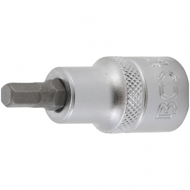 Antgalis įpresuotas į galvutę ilgis 55mm.(1/2") hex šešiakampis 1/4" Antgalis įpresuotas į galvutę ilgis 55mm.(1/2") hex šešiakampis 1/4"