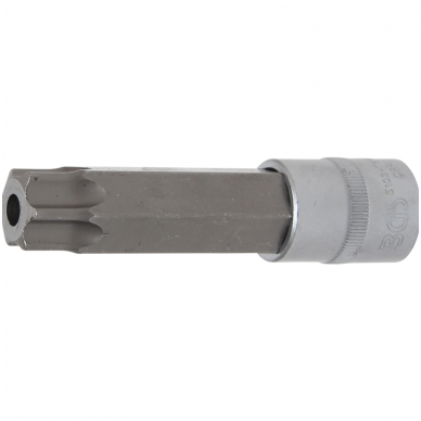 Antgalis įpresuotas į galvutę lgis 110mm.12,5mm (1/2") T-Star su skyle (Torx) T100 Antgalis įpresuotas į galvutę lgis 110mm.12,5mm (1/2") T-Star su skyle (Torx) T100