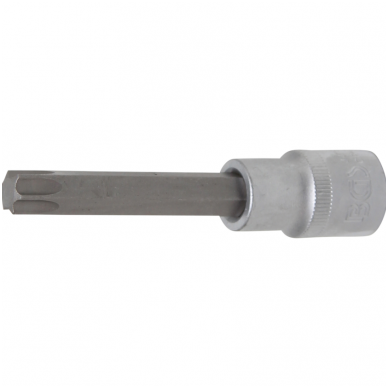 Antgalis įpresuotas į galvutęilgis 100mm. 12,5 mm (1/2")T-star (Torx) T55 Antgalis įpresuotas į galvutęilgis 100mm. 12,5 mm (1/2")T-star (Torx) T55
