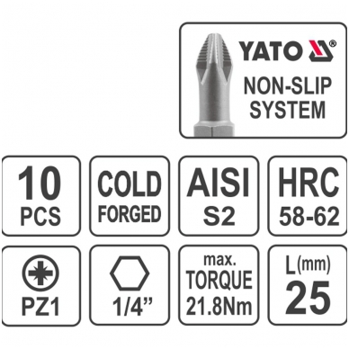 Antgalis PZ1x25 10vnt. 2 Antgalis PZ1x25 10vnt. 2