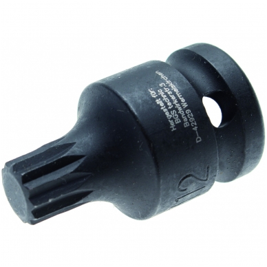 Antgalis smūginis 1/2", M12, 40 mm 1 Antgalis smūginis 1/2", M12, 40 mm 1