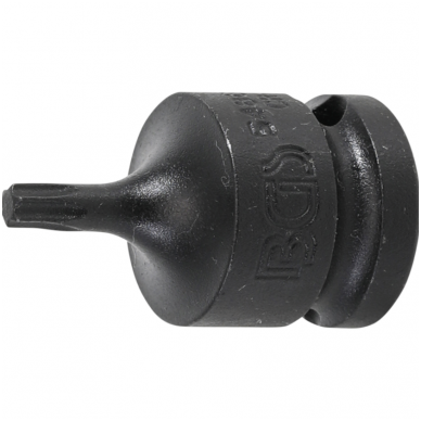 Antgalis smūginis 12,5 mm (1/2") T-Star (Torx) T27 Antgalis smūginis 12,5 mm (1/2") T-Star (Torx) T27