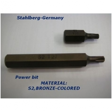 Antgalis smūginis 75mm. ilgio Torx T15 Antgalis smūginis 75mm. ilgio Torx T15