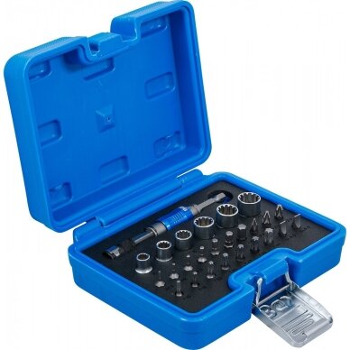 Antgalių ir galvučių rinkinys 6,3 mm (1/4") 2-in-1 26 vnt. 4 Antgalių ir galvučių rinkinys 6,3 mm (1/4") 2-in-1 26 vnt. 4