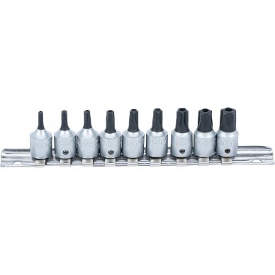 Antgalių rinkinys 6,3 mm (1/4") TS-Star (Torx Plus) TS10 - TS50 9 vnt . 1 Antgalių rinkinys 6,3 mm (1/4") TS-Star (Torx Plus) TS10 - TS50 9 vnt . 1