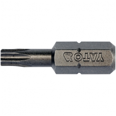 Antgalių rinkinys 6.3mm. T-star (Torx) T20 S2 - 10vnt. Antgalių rinkinys 6.3mm. T-star (Torx) T20 S2 - 10vnt.