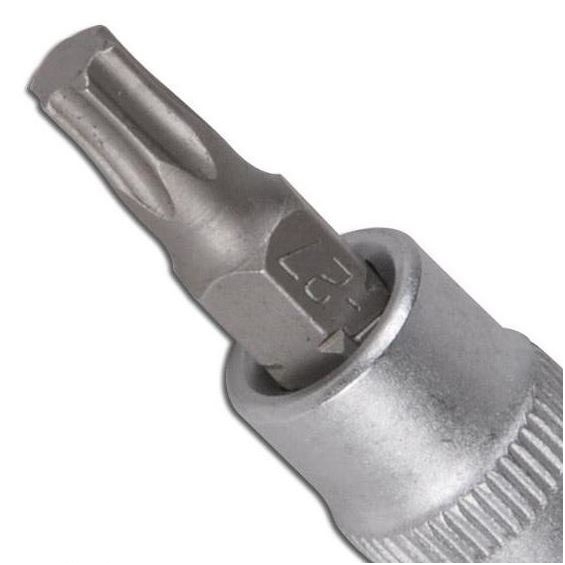 Antgalis įpresuotas į 1/4" galvutę be skylės T9