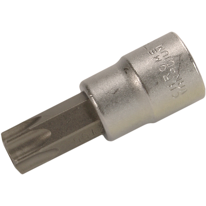 Antgalis įpresuotas į galvutę su skyle 3/8" T55 Antgalis įpresuotas į galvutę su skyle 3/8" T55