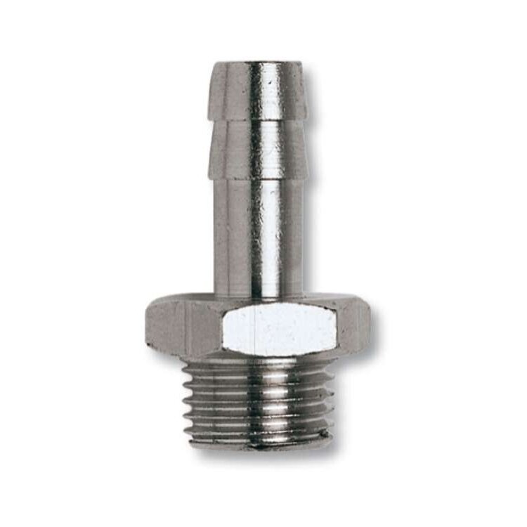 Antgalis žarnai 8mm su sriegiu (1/4") Antgalis žarnai 8mm su sriegiu (1/4")
