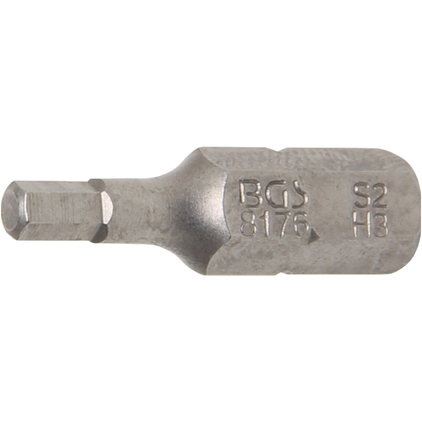 Antgalis 6.3mm. Hex šešiakampis 3mm. Antgalis 6.3mm. Hex šešiakampis 3mm.