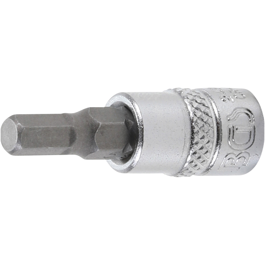 Antgalis įpresuotas į galvutę (1/4") hex šešiakampis 5mm.