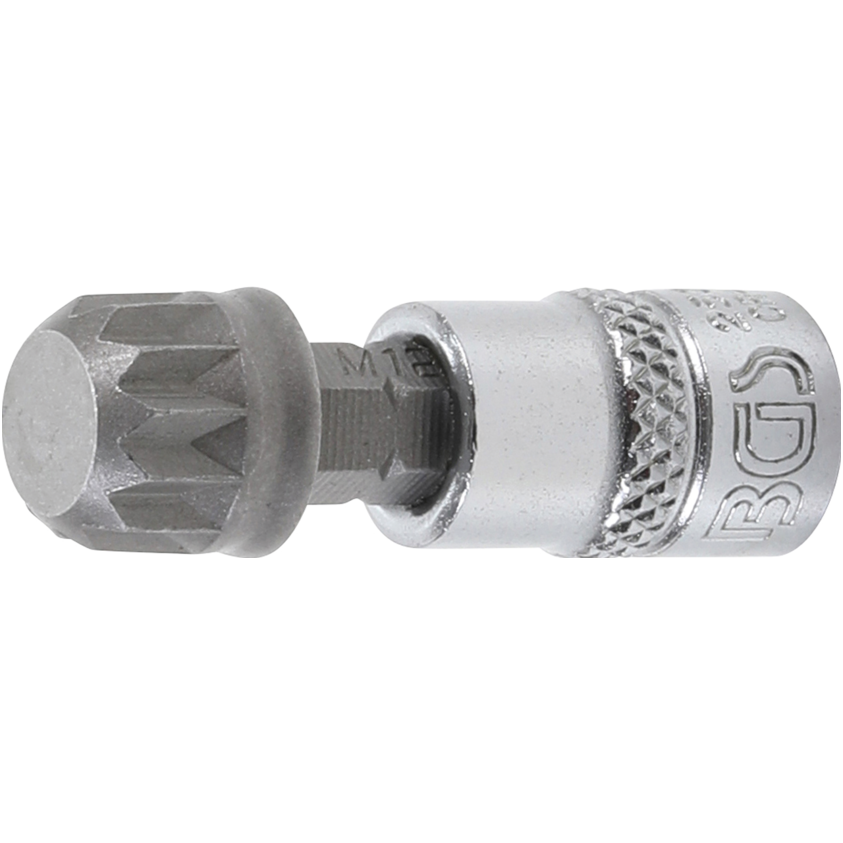 Antgalis įpresuotas į galvutę (1/4") Spline (XZN) M12 Antgalis įpresuotas į galvutę (1/4") Spline (XZN) M12