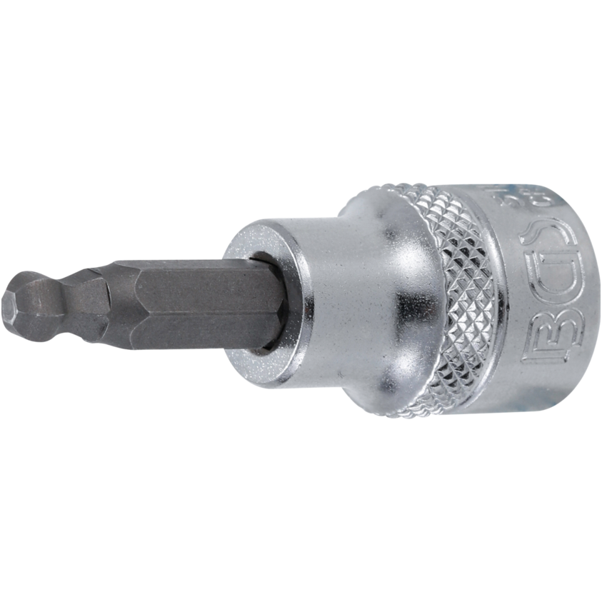 Antgalis įpresuotas į galvutę (3/8") hex šešiakampis su šarnyru 5mm. Antgalis įpresuotas į galvutę (3/8") hex šešiakampis su šarnyru 5mm.
