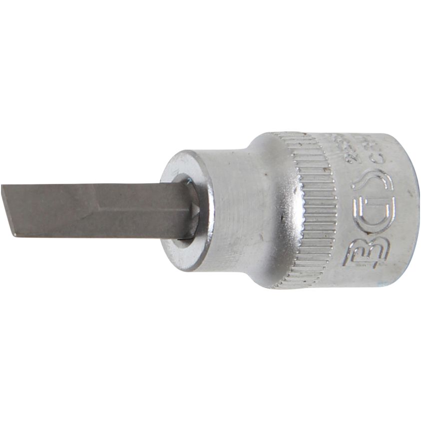 Antgalis įpresuotas į galvutę (3/8") Plokščias SL 7mm. Antgalis įpresuotas į galvutę (3/8") Plokščias SL 7mm.
