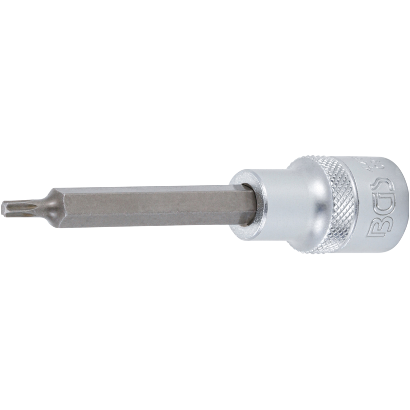 Antgalis įpresuotas į galvutę ilgis 100mm.12,5mm (1/2") T-star (Torx) T20 Antgalis įpresuotas į galvutę ilgis 100mm.12,5mm (1/2") T-star (Torx) T20