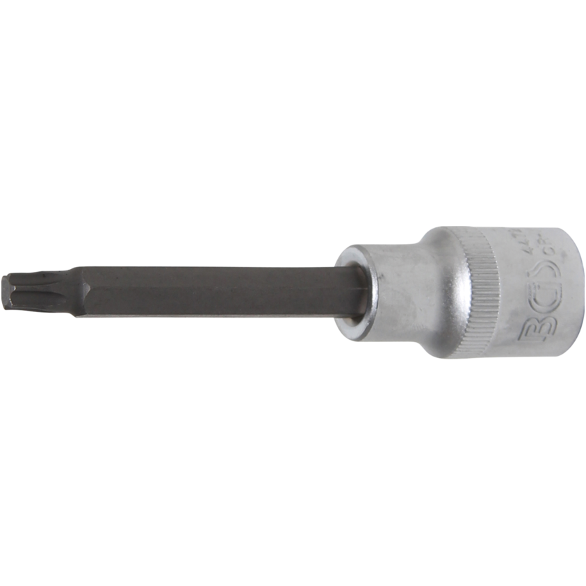 Antgalis įpresuotas į galvutę ilgis 100mm.12,5mm (1/2") T-star (Torx) T40 Antgalis įpresuotas į galvutę ilgis 100mm.12,5mm (1/2") T-star (Torx) T40