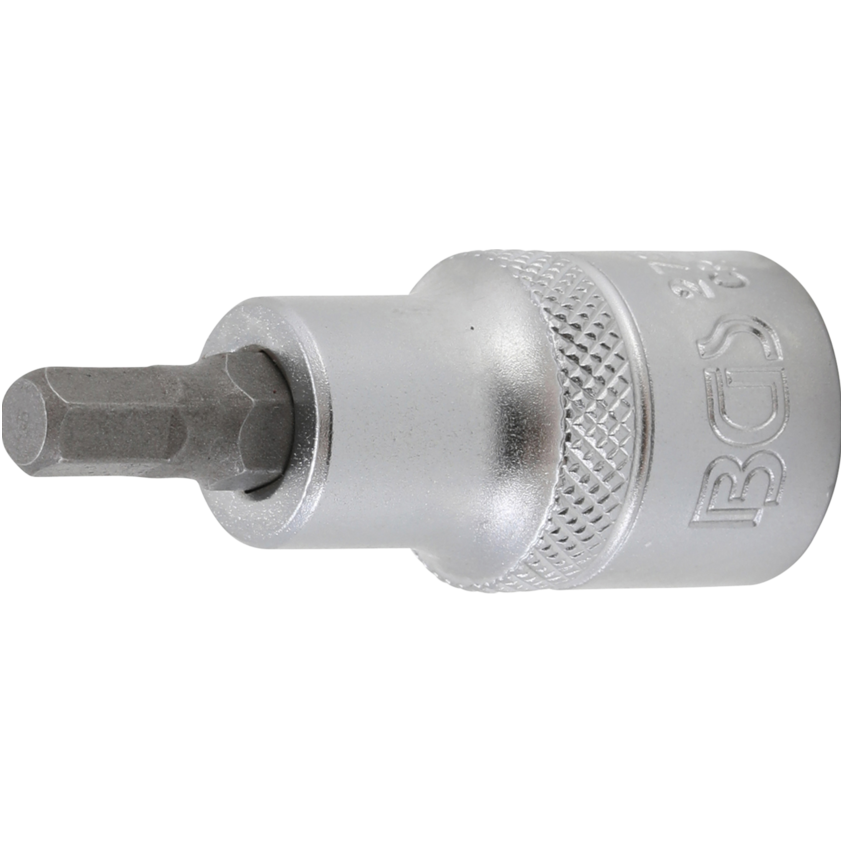 Antgalis įpresuotas į galvutę ilgis 55mm.(1/2") hex šešiakampis 1/4" Antgalis įpresuotas į galvutę ilgis 55mm.(1/2") hex šešiakampis 1/4"