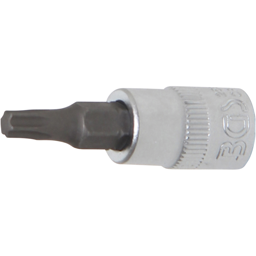 Antgalis įpresuotas į galvutę(1/4") T-Star (Torx) T25 Antgalis įpresuotas į galvutę(1/4") T-Star (Torx) T25
