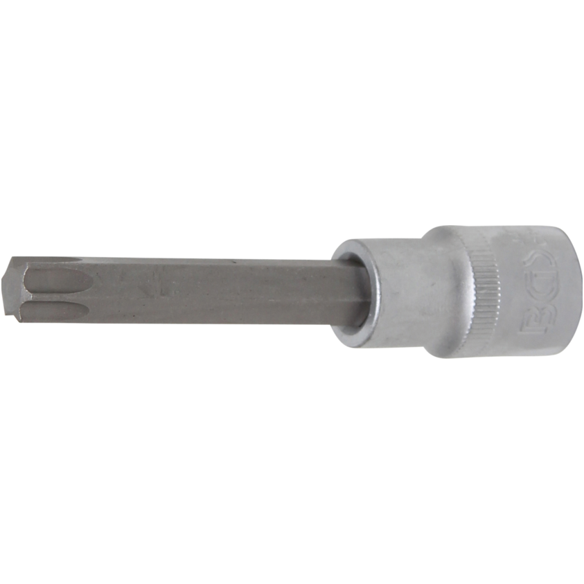 Antgalis įpresuotas į galvutęilgis 100mm. 12,5 mm (1/2")T-star (Torx) T55 Antgalis įpresuotas į galvutęilgis 100mm. 12,5 mm (1/2")T-star (Torx) T55