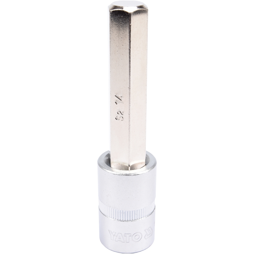Antgalis įpresuotas į galvutę 1/2" hex 14mm X 100mm. Antgalis įpresuotas į galvutę 1/2" hex 14mm X 100mm.