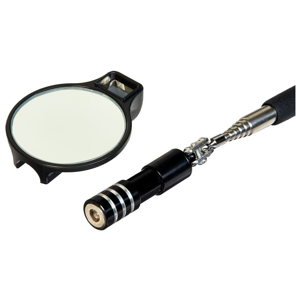 Apžiūros veidrodis teleskopinis, šarnyrinis, su Led, apskritas 225-750mm. Ø 50mm. 1 Apžiūros veidrodis teleskopinis, šarnyrinis, su Led, apskritas 225-750mm. Ø 50mm. 1