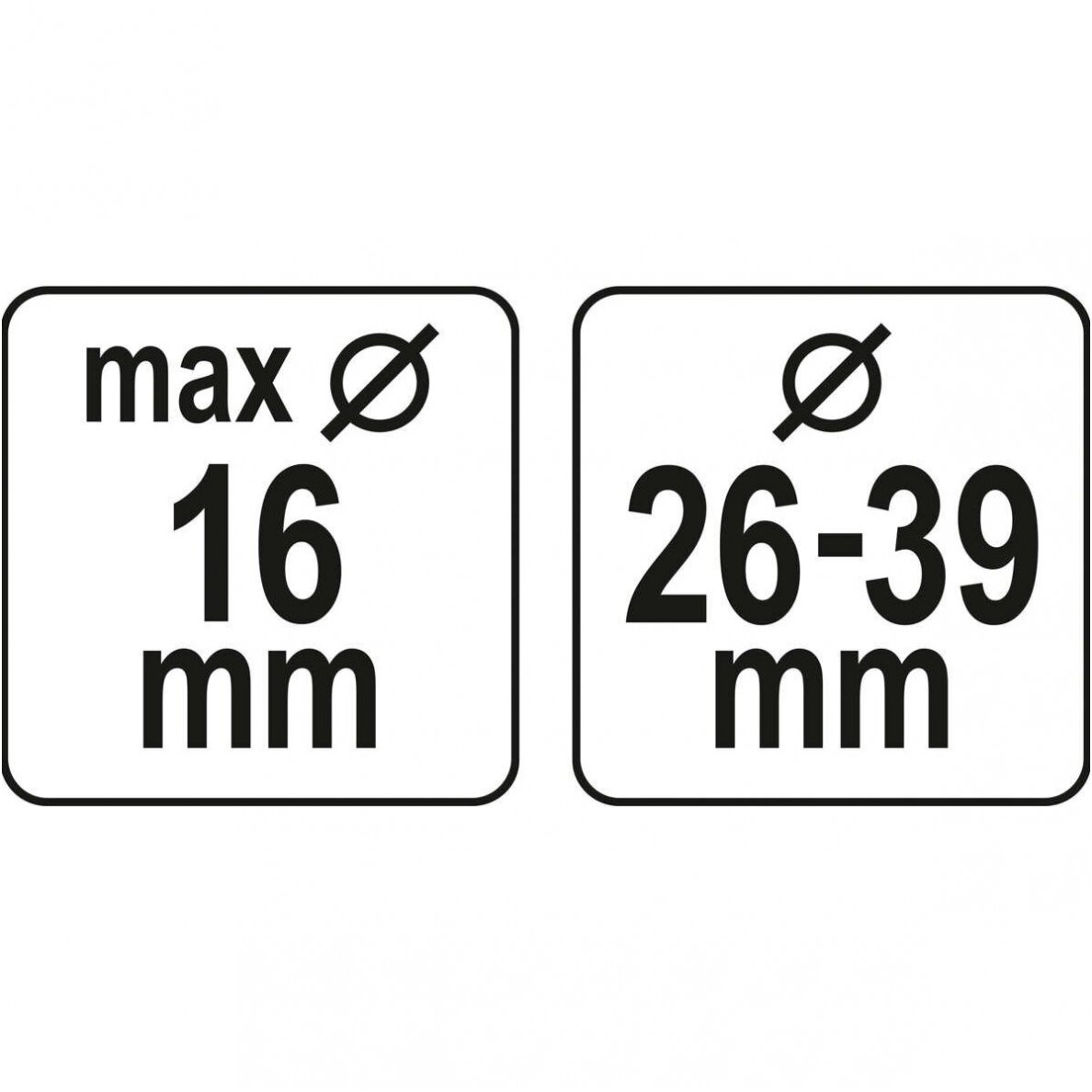 Apsauga nuo dulkių grąžtui iki 16mm. 2
