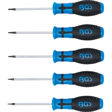 Atsuktuvų rinkinys T-Star (Torx) T6 - T10 5vnt. Atsuktuvų rinkinys T-Star (Torx) T6 - T10 5vnt.