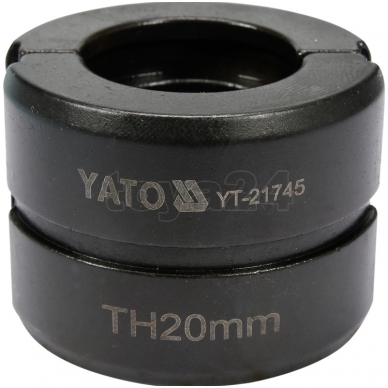 Atsarginis indėklas TH 20 mm presavimo replėms YT-21735