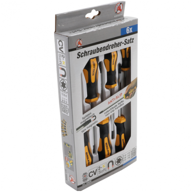 Atsuktuvų rinkinys T-Star (Torx) T10-T30 6vnt. 1 Atsuktuvų rinkinys T-Star (Torx) T10-T30 6vnt. 1