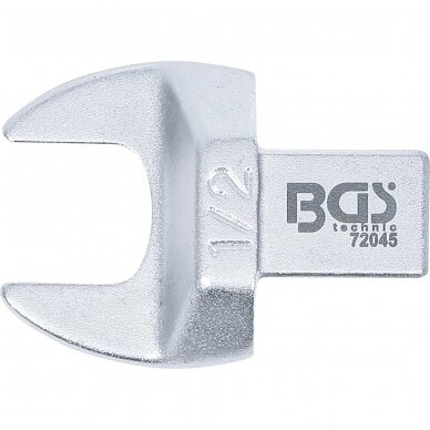 Atviras įstatomas veržliaraktis 1/2" kvadrato dydis 9 x 12 mm. 2 Atviras įstatomas veržliaraktis 1/2" kvadrato dydis 9 x 12 mm. 2