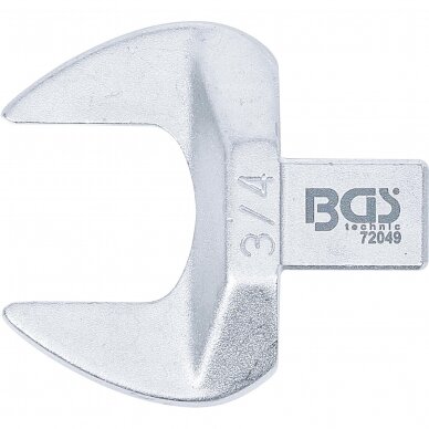 Atviras įstatomas veržliaraktis 3/4" kvadrato dydis 9 x 12mm. 2 Atviras įstatomas veržliaraktis 3/4" kvadrato dydis 9 x 12mm. 2