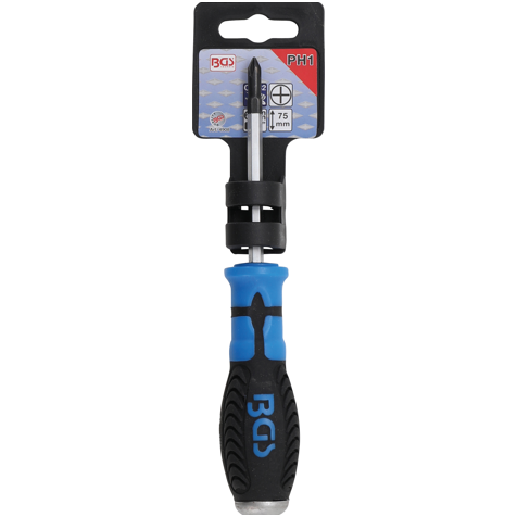 Atsuktuvas kalamas kryžminis PH1x75mm.su (1/4") skyle rankenoje 1