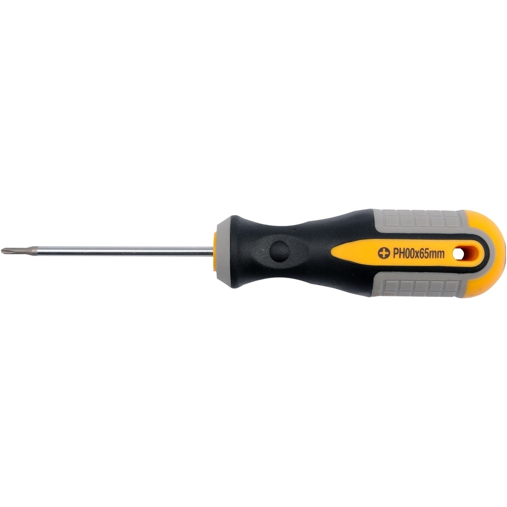 Atsuktuvas kryžminis Cr-V, PH00x65mm. Atsuktuvas kryžminis Cr-V, PH00x65mm.