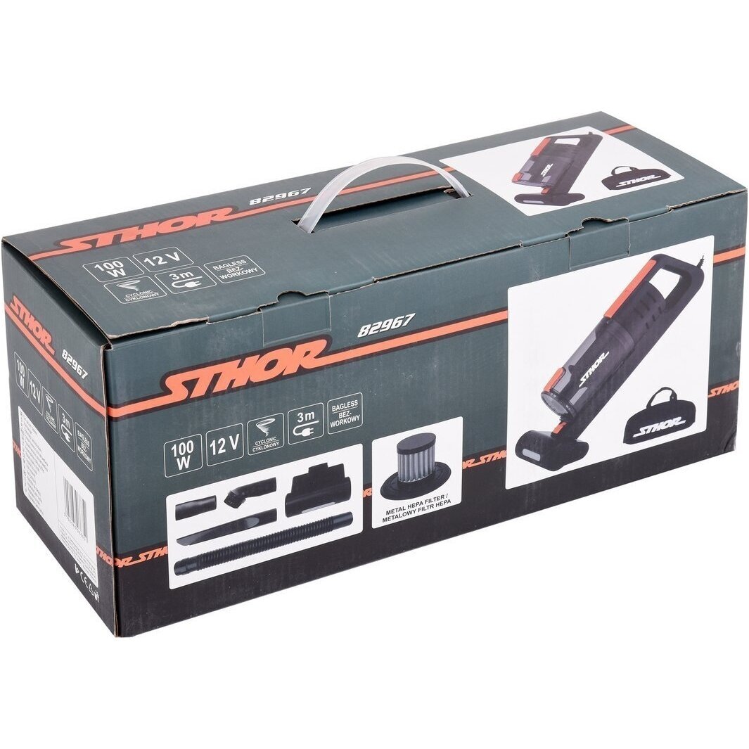 Automobilinis dulkių siurblys turbo 12V 100W 7 Automobilinis dulkių siurblys turbo 12V 100W 7