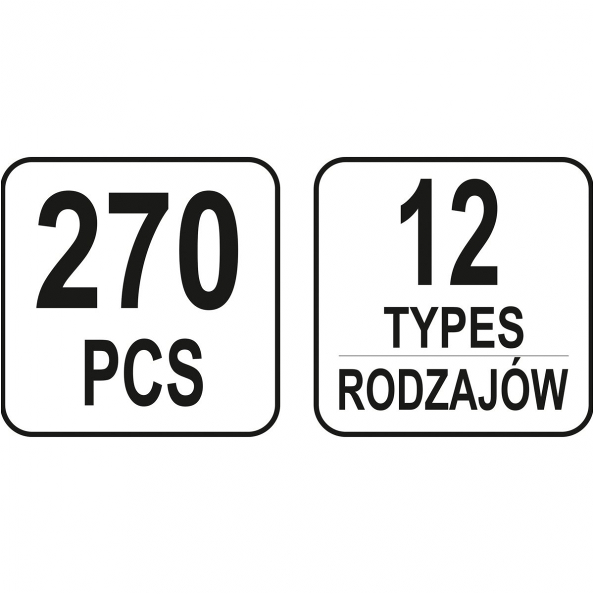 Automobilinis klipsų asortimentas Mercedes Benz - 270 vnt. 3