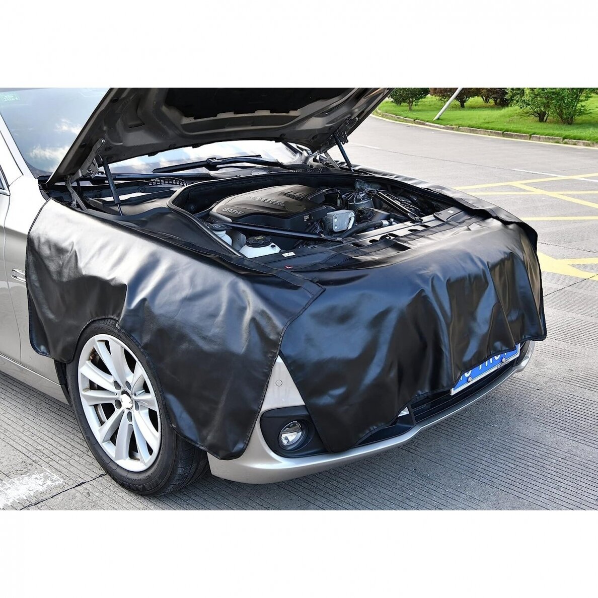 Automobilio sparno apsaugų rinkinys su kabliukais ir magnetais 3vnt. 1 Automobilio sparno apsaugų rinkinys su kabliukais ir magnetais 3vnt. 1
