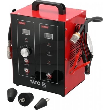 Aušinimo sistemos slėgio tikrinimo ir pildymo rinkinys 12 V DC 30 W  0,2 MPa